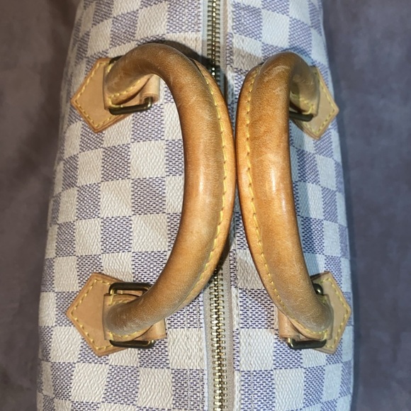 Louis Vuitton Speedy 25 Damier Azur Satchel - Picture 5 of 16